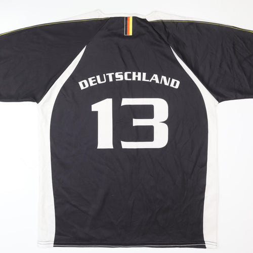 Braustolz Deutschland Black Home Shirt, L/XL, Adults