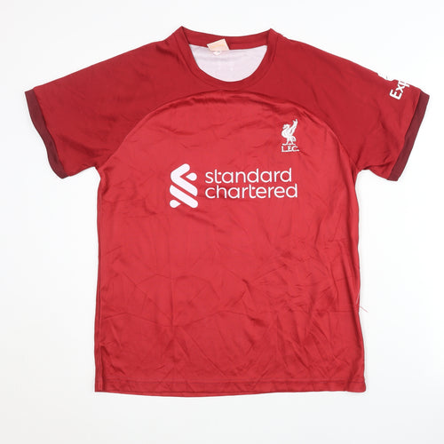 LFC Home Shirt M. Salah 11 Red Short Sleeves
