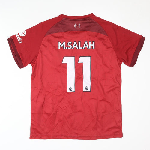 LFC Home Shirt M. Salah 11 Red Short Sleeves