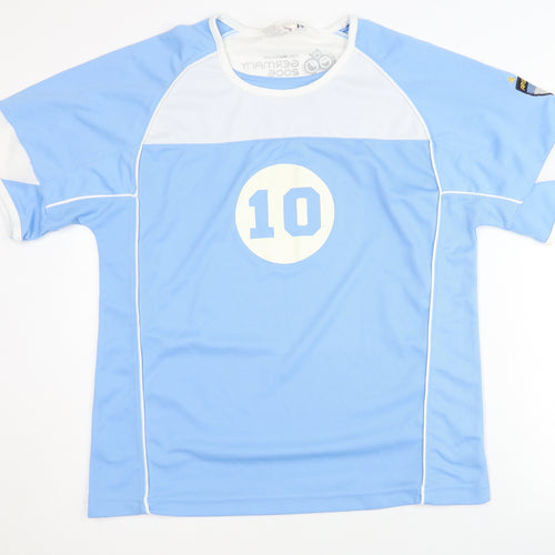 Argentina FIFA World Cup 2006 Home Shirt M Blue Short Sleeves