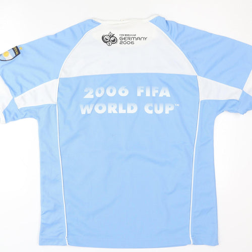 Argentina FIFA World Cup 2006 Home Shirt M Blue Short Sleeves
