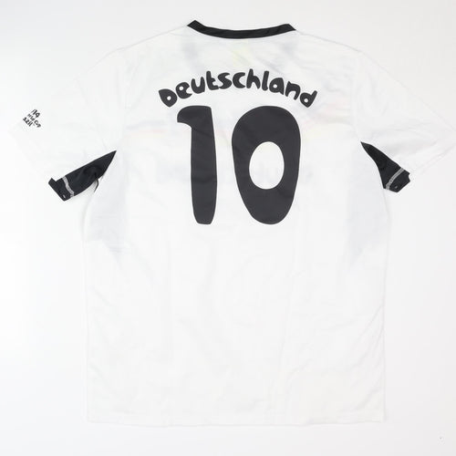 Germany Home Shirt FIFA World Cup, Adult L, White, Short Sleeves