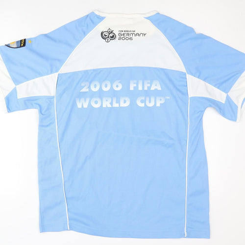 Argentina 2006 FIFA World Cup Blue Away Shirt, Medium, Short Sleeves