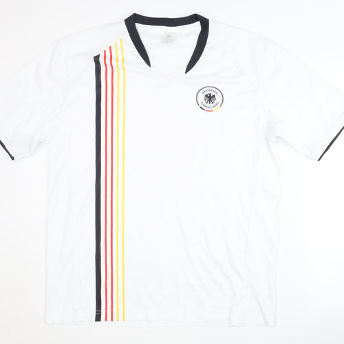 Adidas Germany Home Shirt Adults White L Short Sleeves