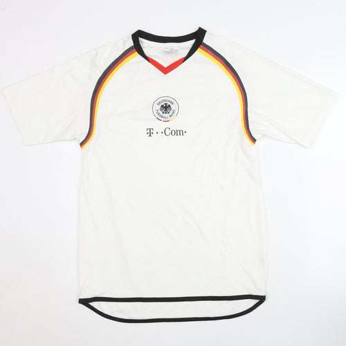 DFB Adult White Short Sleeve Home Shirt - Size S