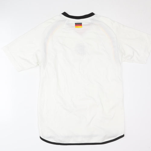 DFB Adult White Short Sleeve Home Shirt - Size S