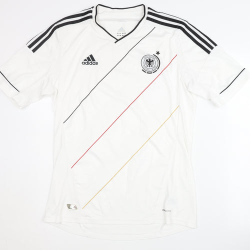 Adidas Adults White DFB Home Shirt M