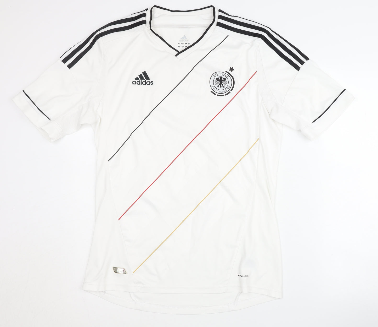 Adidas Adults White DFB Home Shirt M