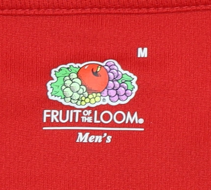 Men's Red Portugal Ronaldo 7 Shirt Size M Short Sleeves