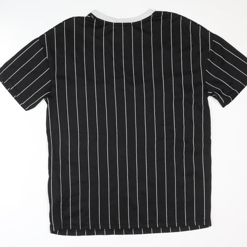 FB Sister Unisex Black Striped T-Shirt S