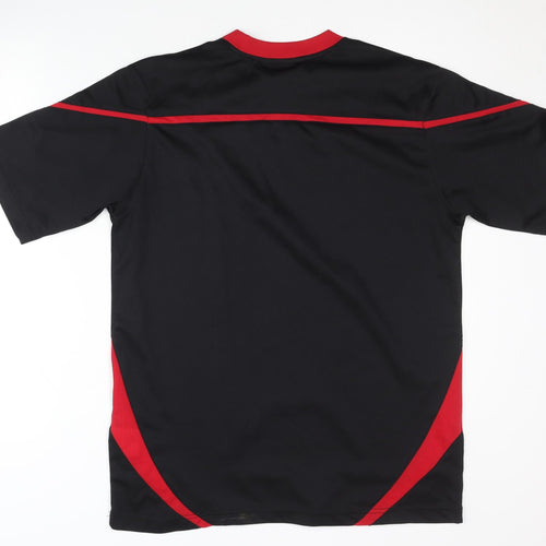 Astis Men's Black Crew Neck Jersey T-Shirt Size M