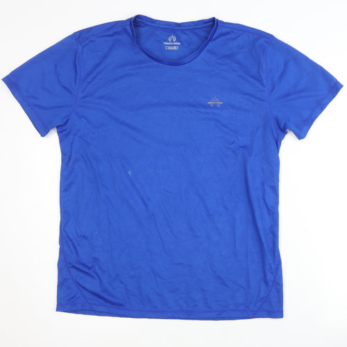North Bend Men's Blue T-Shirt, Size L, Activewear