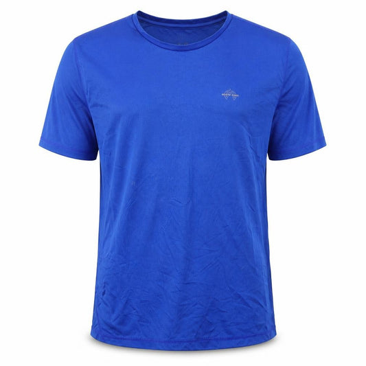 Front view of North Bend Men's Blue T-Shirt, size L, Activewear