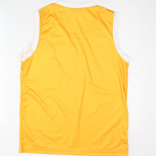 Kinder Sport Boys Yellow Basketball Sleeveless Tank Top