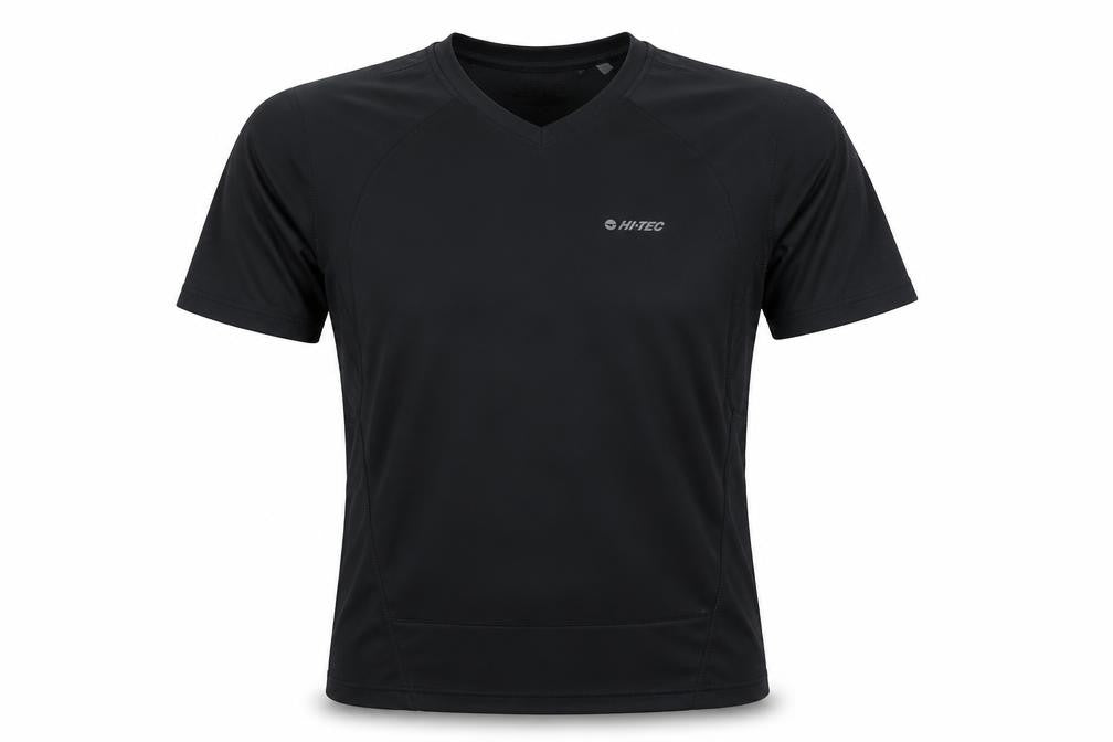 Hi-Tec Men's Black Sports T-Shirt, Size S, Quick Dry