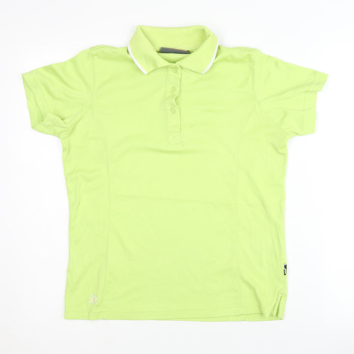 Outerwear Women Green Polo Shirt Size 8 Regular Fit