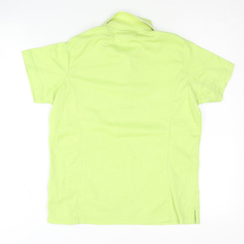 Outerwear Women Green Polo Shirt Size 8 Regular Fit