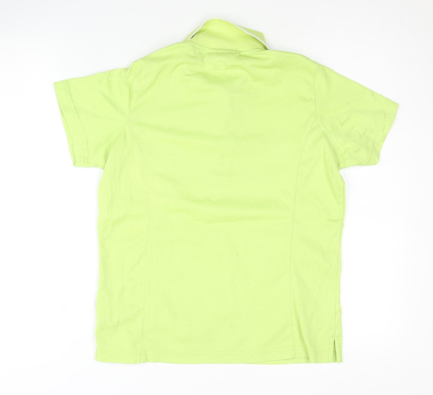 Outerwear Women Green Polo Shirt Size 8 Regular Fit