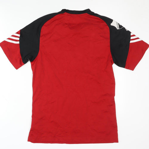 adidas Men's Red T-Shirt, Size S, Sports Style