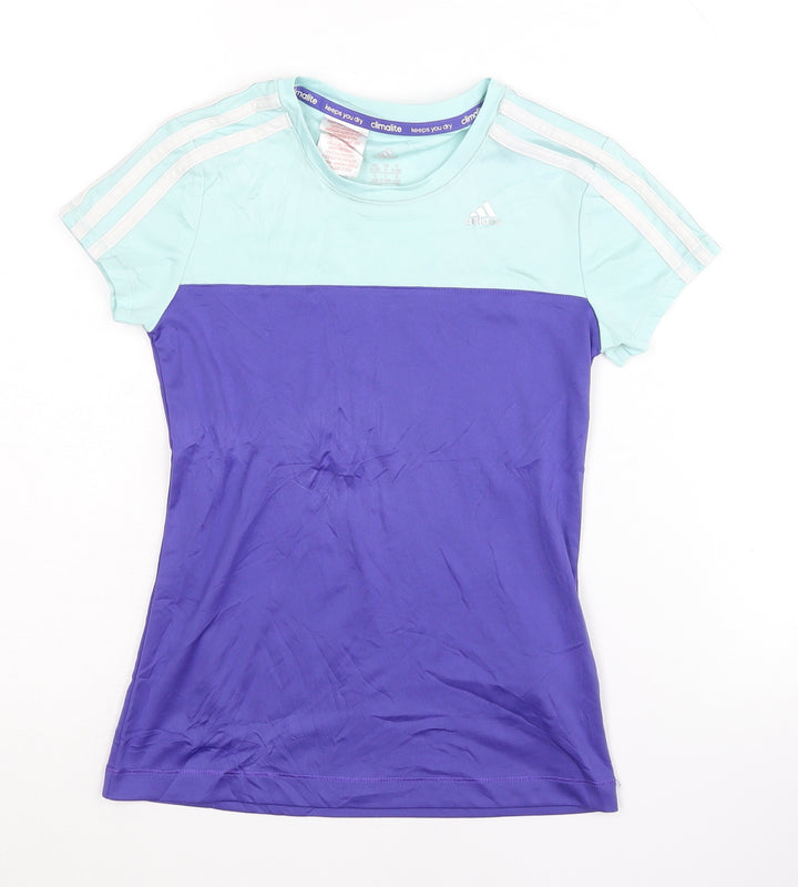 Adidas Girls Multicolour T-Shirt 9-10 Years Athletic Fit