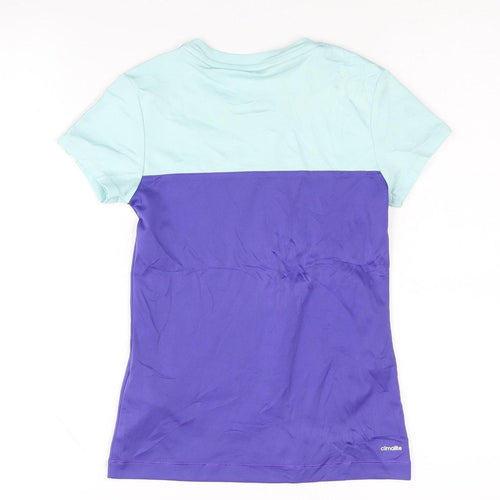Adidas Girls Multicolour T-Shirt 9-10 Years Athletic Fit