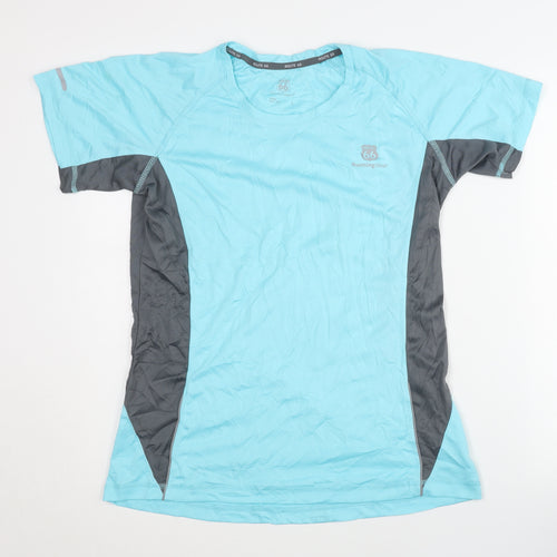 Route 66 Women's Blue Activewear T-Shirt L