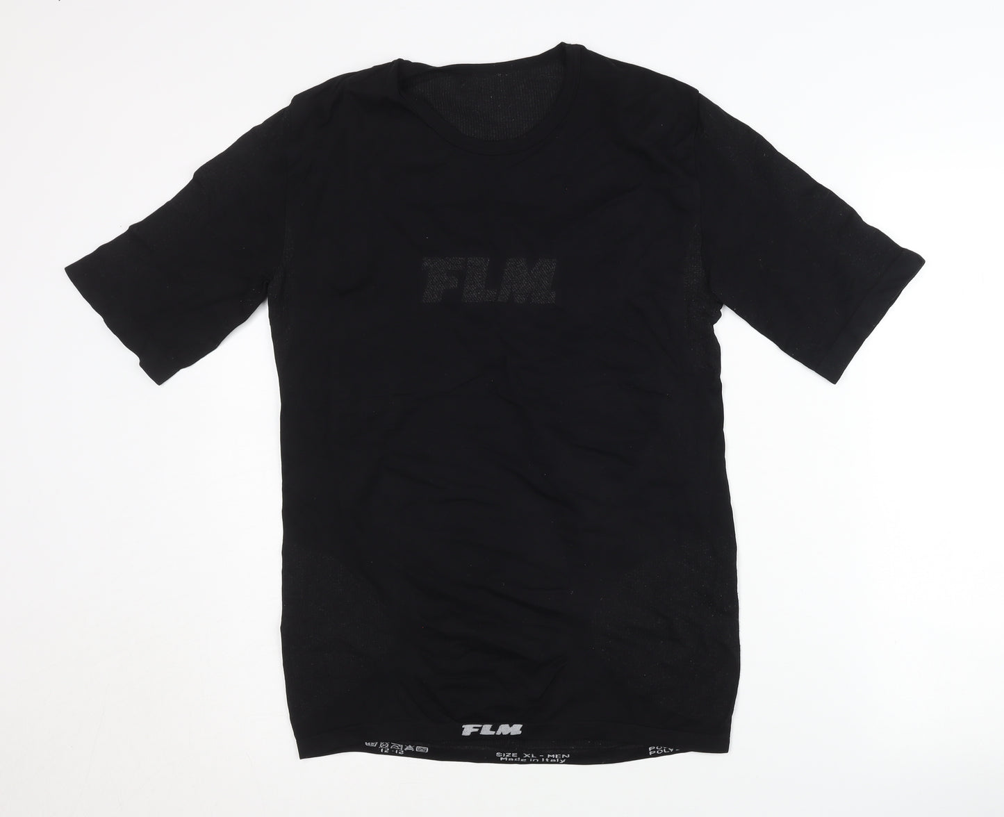 FLM Men's Black XL Short Sleeve T-Shirt