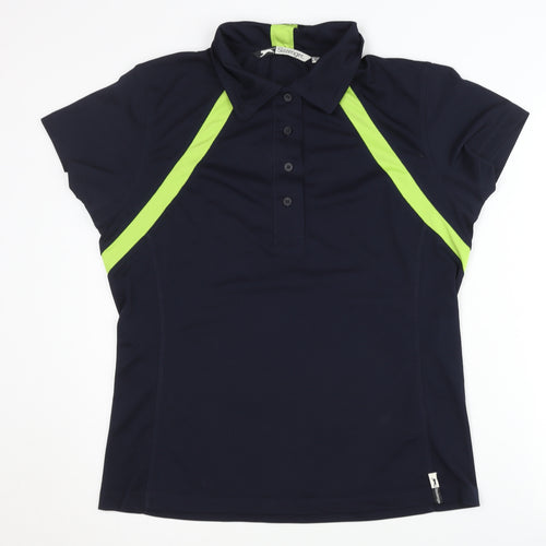Slazenger Women's Blue 2XL Polo Shirt Activewear