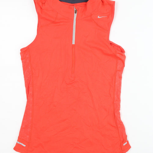 Nike Women's Orange XS Athletic Tank Top