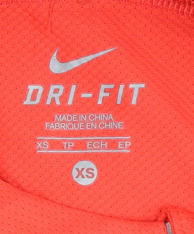 Nike Women's Orange XS Athletic Tank Top