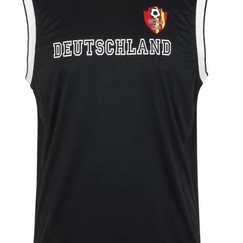 Deutschland Men's Black Sleeveless Jersey Tank Size L Sturmer