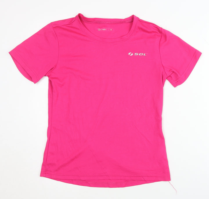 Stadium Women's Pink T-Shirt Size 6 Activewear