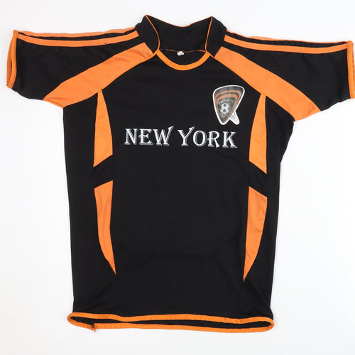 New York FC Kids Black Football Shirt Number 26, Short Sleeves