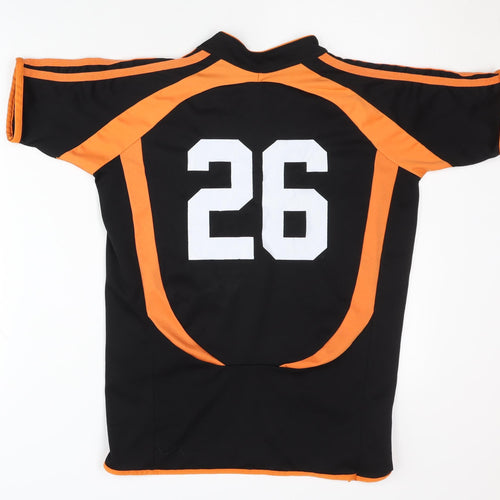 New York FC Kids Black Football Shirt Number 26, Short Sleeves