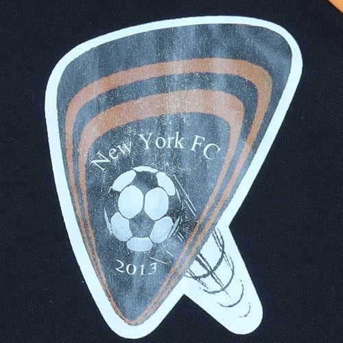 New York FC Kids Black Football Shirt Number 26, Short Sleeves