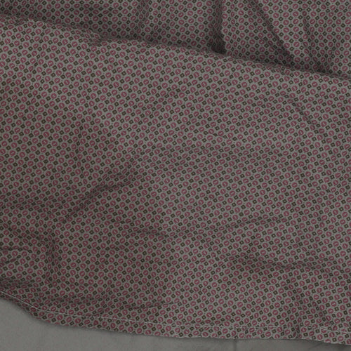 Fat Face Men's Brown Geometric Long Sleeve Shirt