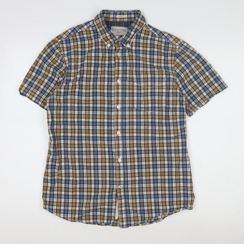 Racing Green Men's Multicoloured Plaid Shirt M