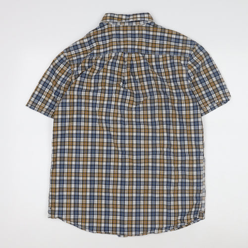 Racing Green Men's Multicoloured Plaid Shirt M