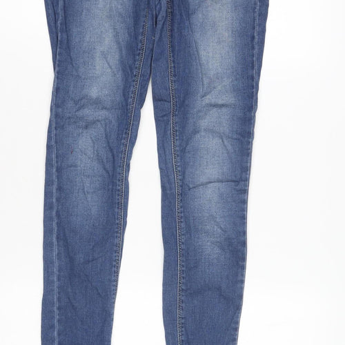 Topshop Women's Blue Skinny Jeans, Size 8, Stretch Fabric