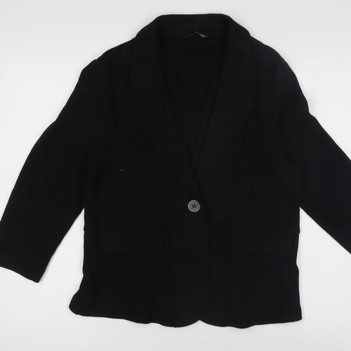 Laura Ashley Women's Black Blazer, Size 12