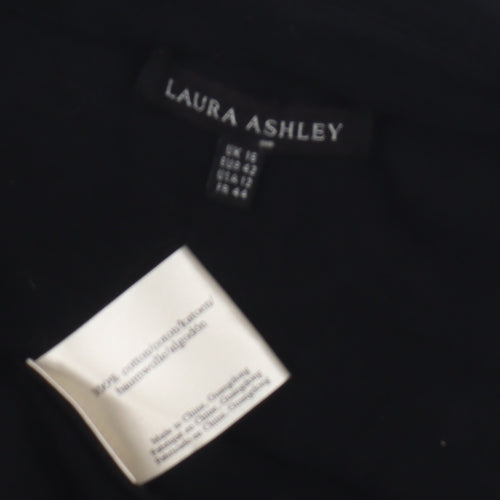 Laura Ashley Women's Black Blazer, Size 12