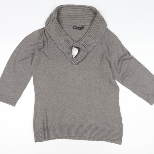 Alex & Co. Women's Grey Pullover Jumper, Size 12