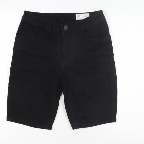 Denim & Co. Women’s Black Slim Fit Denim Shorts