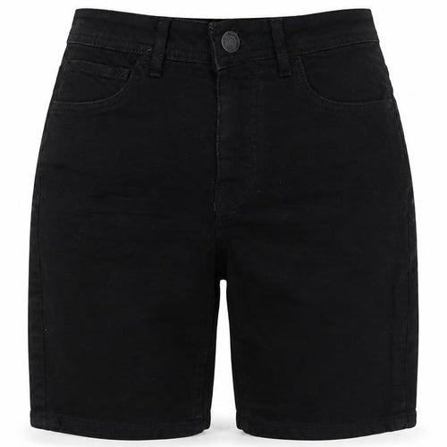 Denim & Co. Women’s Black Slim Fit Denim Shorts