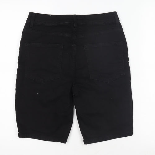 Denim & Co. Women’s Black Slim Fit Denim Shorts