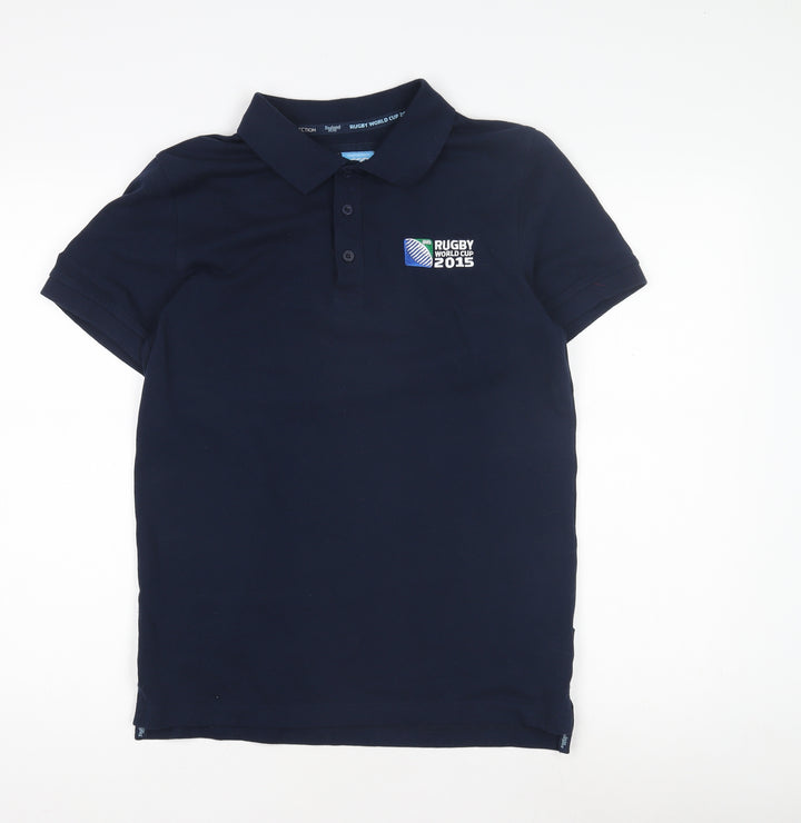 Canterbury Unisex Blue Rugby Polo Shirt S