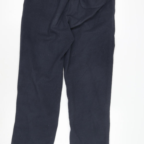 Cotton Traders Men's Blue Fleece Lounge Pants S
