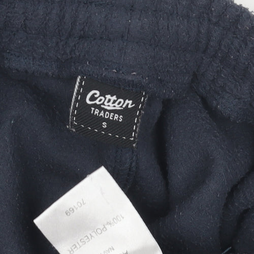 Cotton Traders Men's Blue Fleece Lounge Pants S