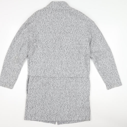 Marks and Spencer Women's Grey Wool Overcoat Size 10