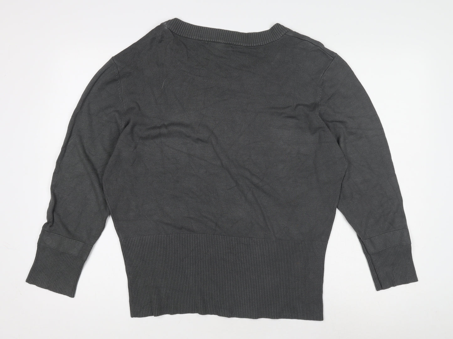 Kiss Collection Women's Black XL Boat Neck Jumper